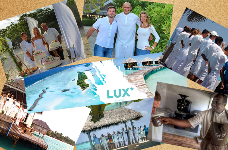 Вместе с сотрудниками LUX* Maldives