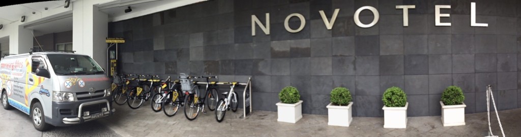 аренда велосипедов Novotel